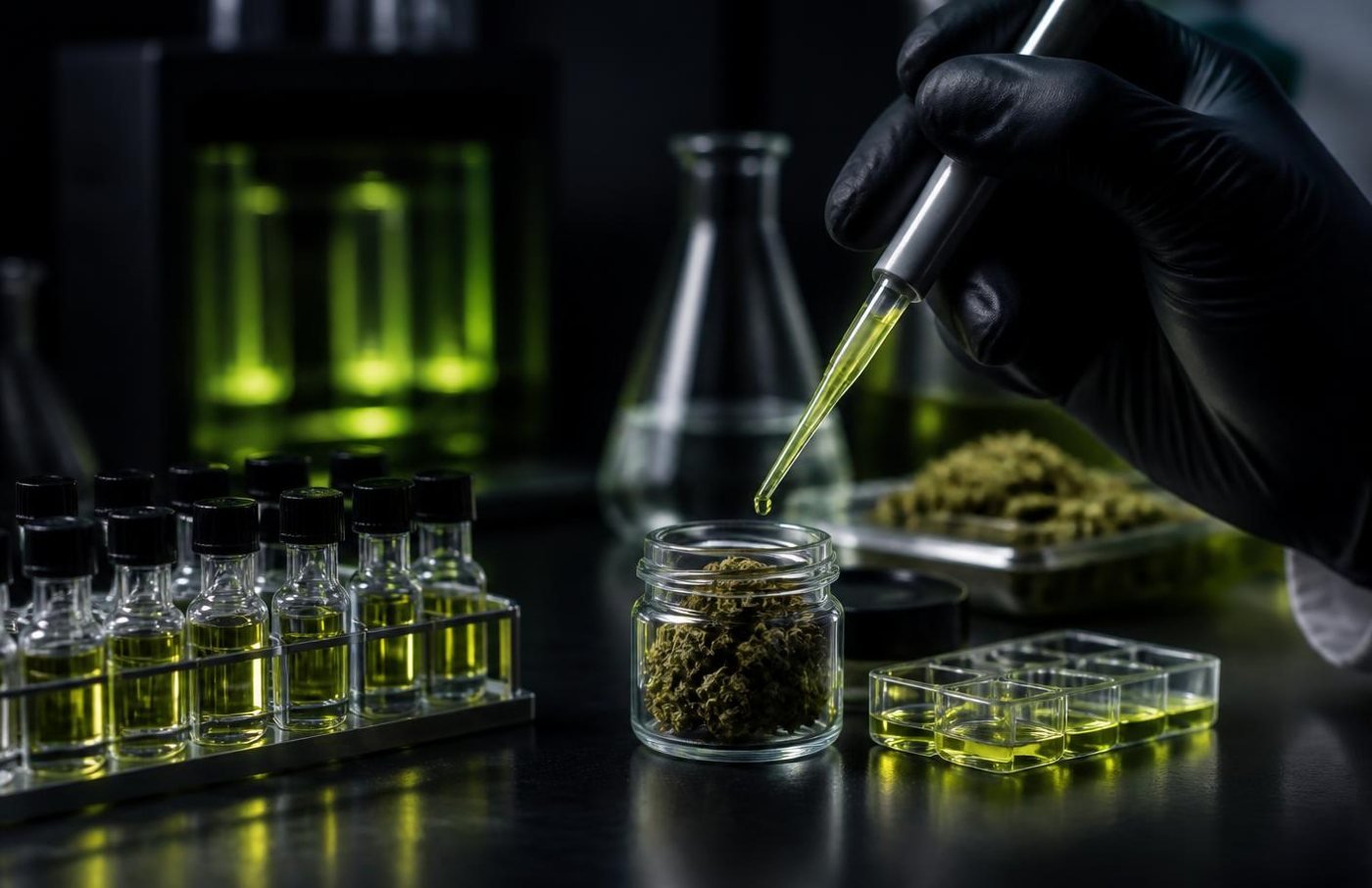 Regulated cannabis testing