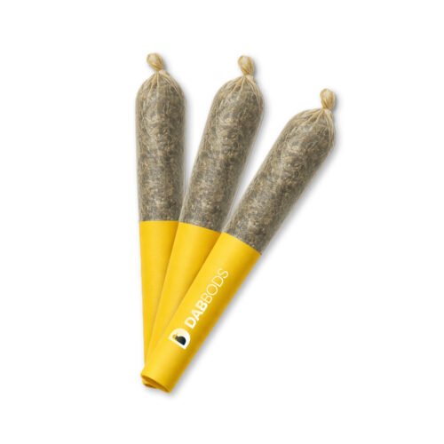 Dab Bods — Lemonberry 60's+ DBL Infused Pre-rolls (1.5g)