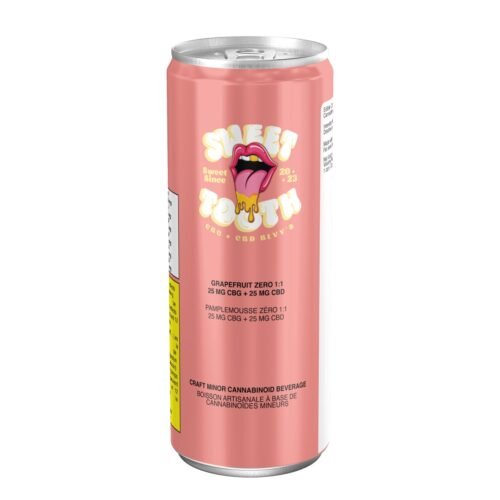 SWEET TOOTH ZERO — Grapefruit Zero 25 CBG 25 CBD
